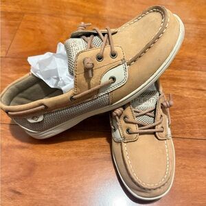 Sperry Top-Sider Shoresider 3-Eye Leather Boat Shoes Women’s Size 5
